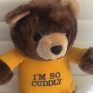 Vintage hush puppies teddy bear stuffed animal